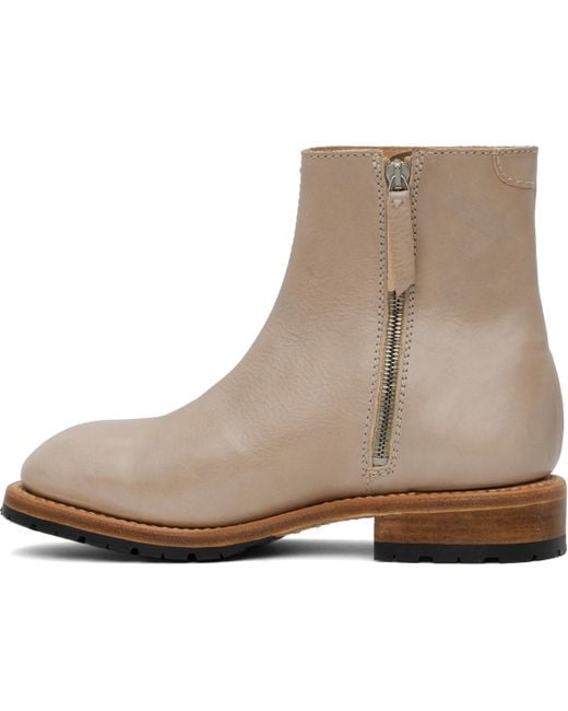 Our Legacy Taupe Engine Boots in Black for Men | Lyst