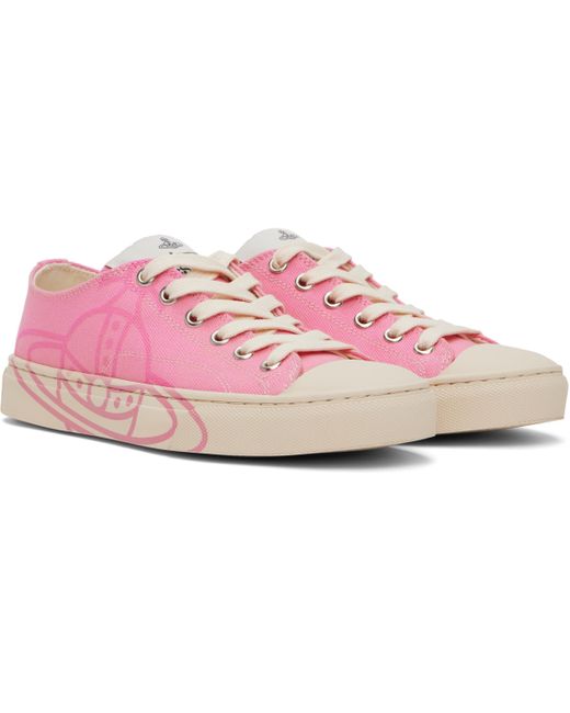 Vivienne Westwood Low Top Plimsoll Sneakers in Black | Lyst UK