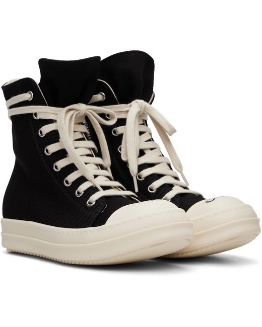 Rick Owens Black Tower Sneaks Sneakers
