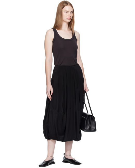 Lemaire ブラック リブタンクトップ Black