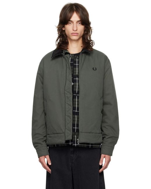 Fred Perry Caban Jacket in Black for Men | Lyst Fred Perry Caban Jacket in Black for Men | Lyst