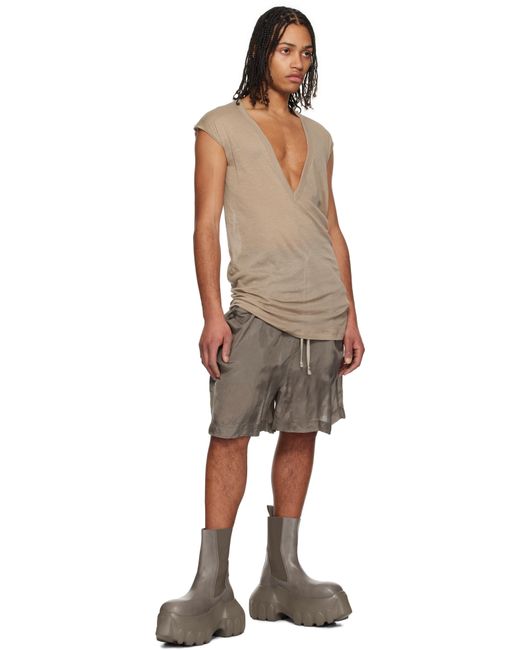 【関税込み】Rick Owens トープ Hollywood Dylan トップス メンズ Rick Owens トープ Hollywood Dylan トップス | Lyst