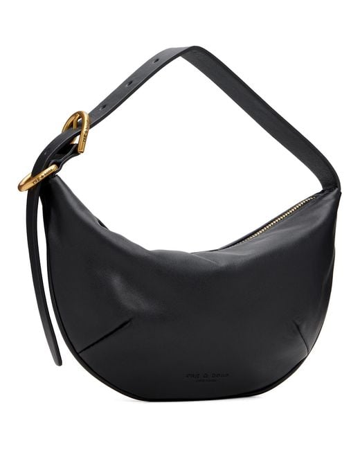 Rag & Bone Black Mercer Small Leather Bag