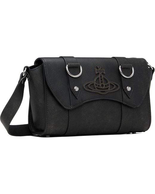 Vivienne Westwood Black Kimmy Crossbody Bag for men