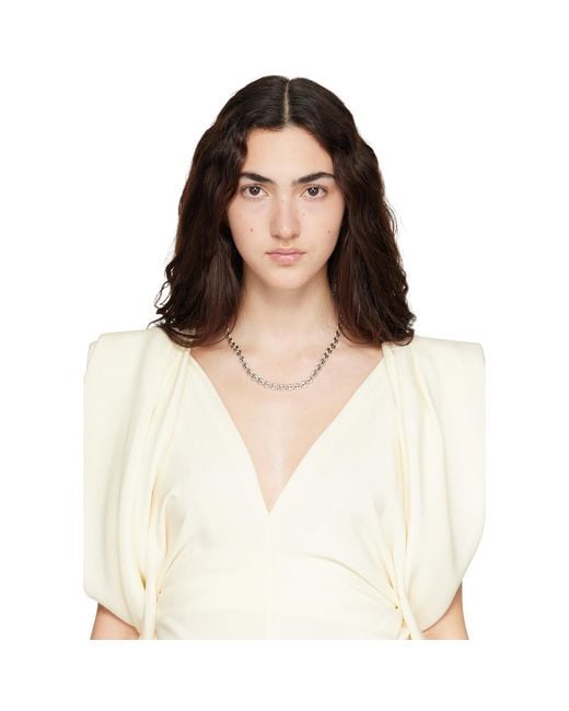 Sophie Buhai Metallic Small Circle Link Necklace