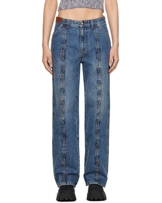 ANDERSSON BELL Blue Wave Jeans | Lyst