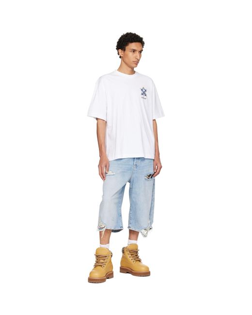 Off-White c/o Virgil Abloh White Jewel Arrow Skate T-Shirt for men