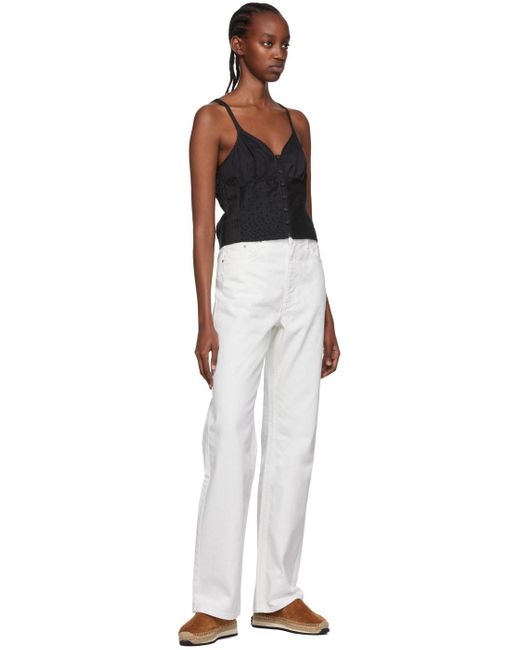 Rag & Bone Black Ramie Tank Top