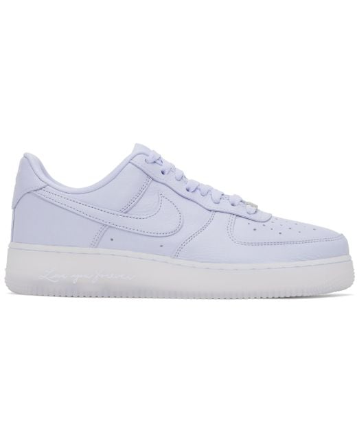 Nike Black Nocta Edition Air Force 1 'Love You Forever' Sneakers