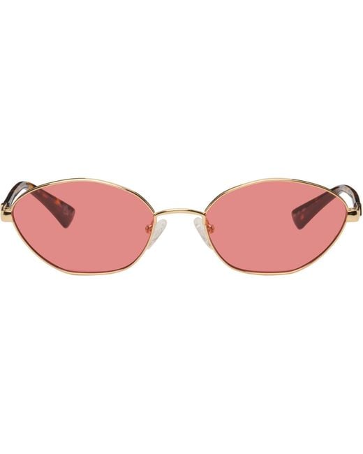 Le Specs Pink 'Le Bebe' Sunglasses