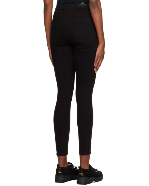 Citizens of Humanity Black Chrissy High-rise Skinny Jeans