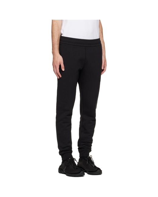 Moncler Black Drawstring Sweatpants for men