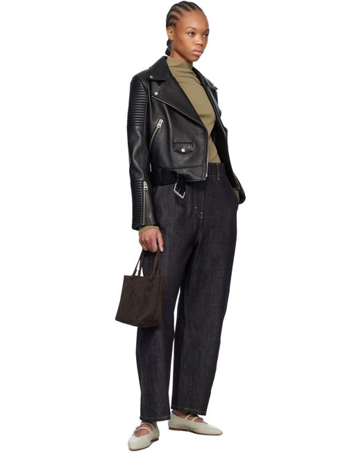 Mackage ブラック Masina レザージャケット Black