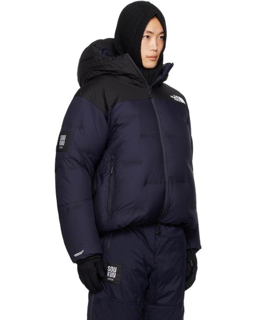 Undercover Blue Navy & Black The North Face Edition Nuptse Down Jacket for men