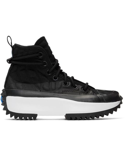 converse black rubber