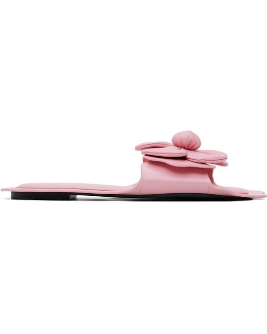 Marc Jacobs Black 'The Daisy' Sandals
