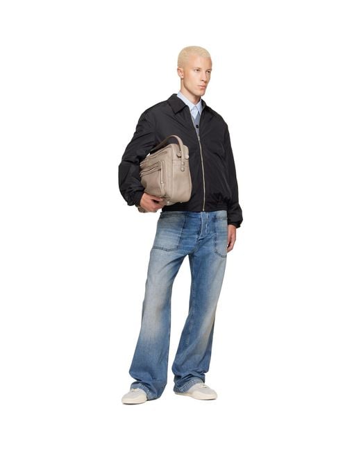 Acne Black Lightweight Nylon Jacket for men
