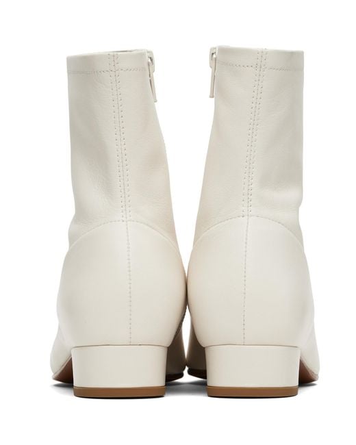 By Far Black Este Leather Ankle Boots