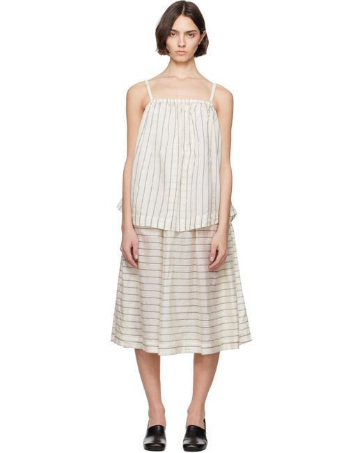 Casey Casey Black Off- Fifi Double Midi Dress