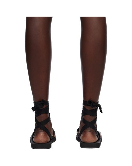 The Row Brown Dune Knot Sandals