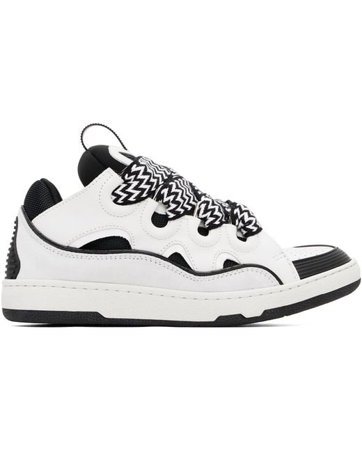 Lanvin Black Curb Sneakers for men