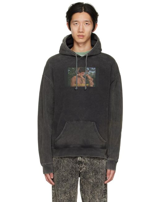 Carne Bollente Black Ssense Exclusive 'stay Curious' Hoodie for men