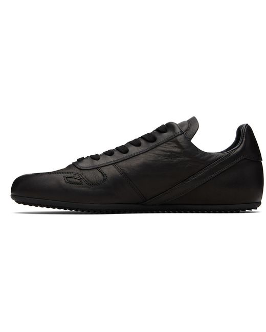 Rick Owens Black Temple Minimal Sneakers for men