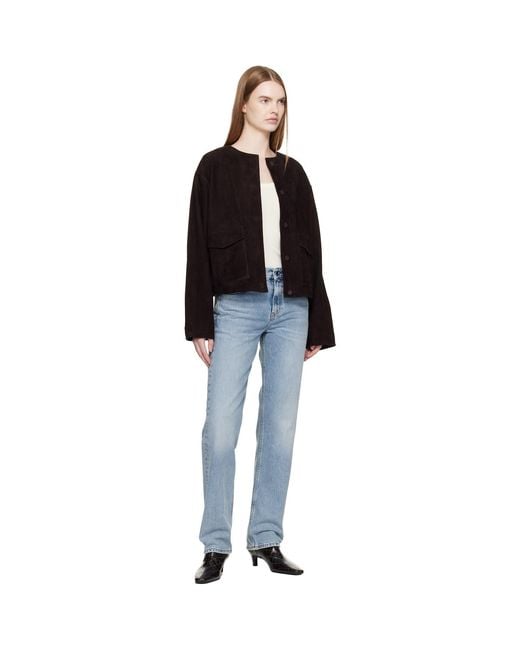 Totême Blue Low Straight Jeans