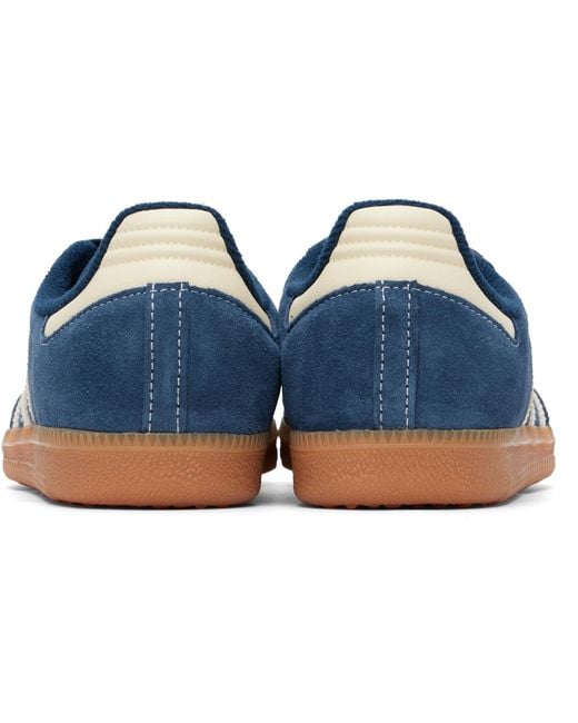 Adidas Originals Blue Samba Og Sneakers for men