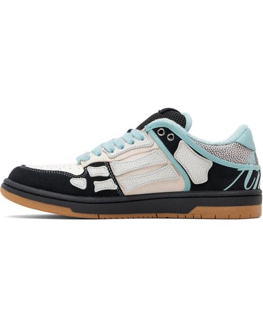 Amiri Black Xl Skel Top Low Sneakers for men