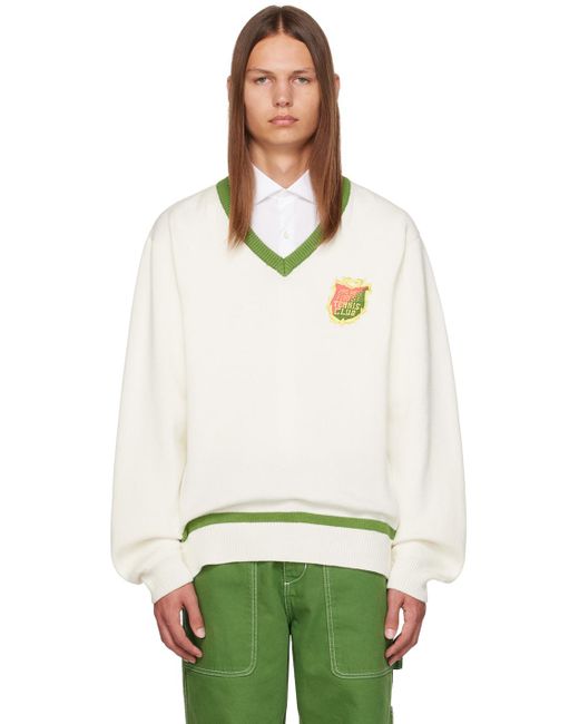 Palmes Green Ssense Exclusive Off- Pftc Sweater for men