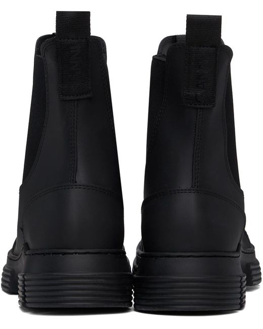 Ganni Black City Chelsea Boots for men