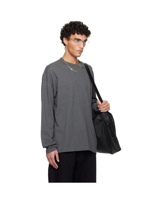 Fear Of God Black Holiday Classic Long Sleeve T-Shirt for men