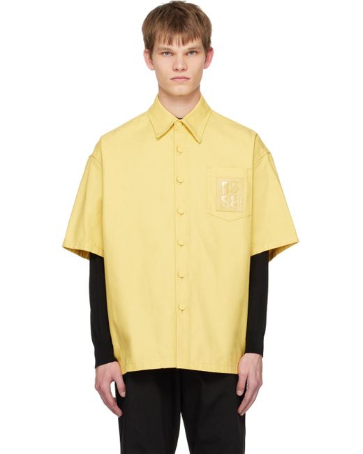 Raf Simons Yellow Patch Shirt for men