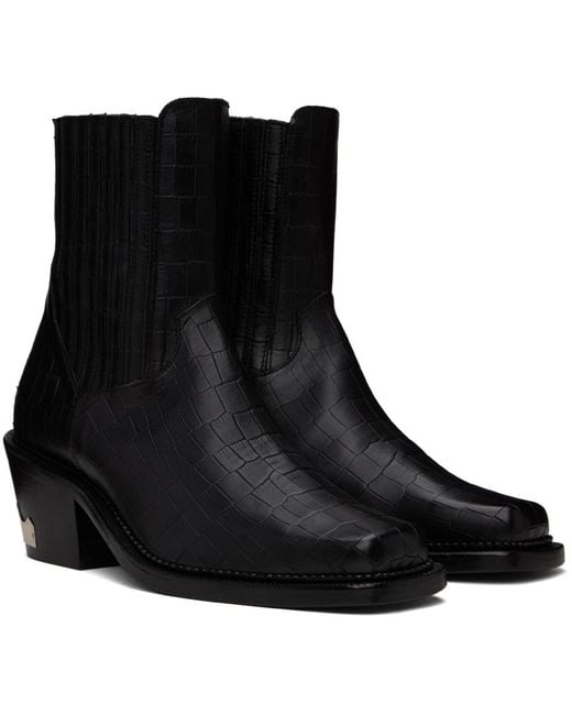 Toga Virilis Black Ssense Exclusive Boots for men