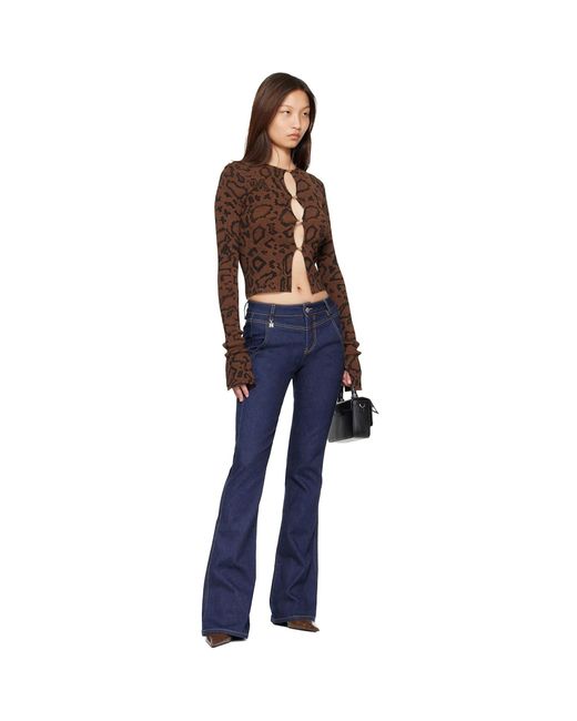 Amiri Blue Raw Jeans