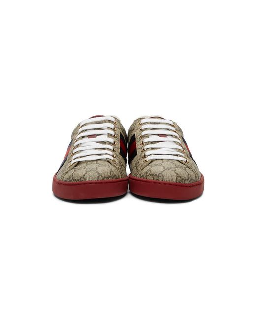 gucci mens bee trainers