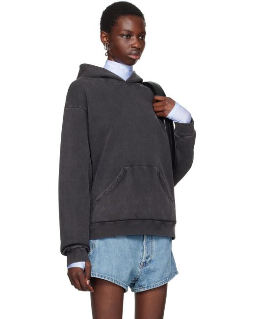 Coperni Black Washed Logo Hoodie