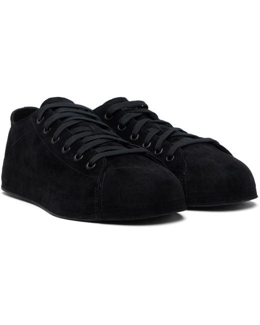 Y-3 Black Suede Nizzastar Lo Sneakers for men