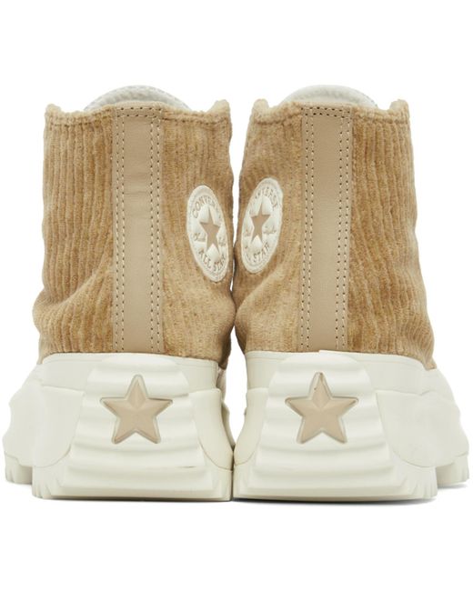 Converse Black Tan Run Star Hike Sneakers