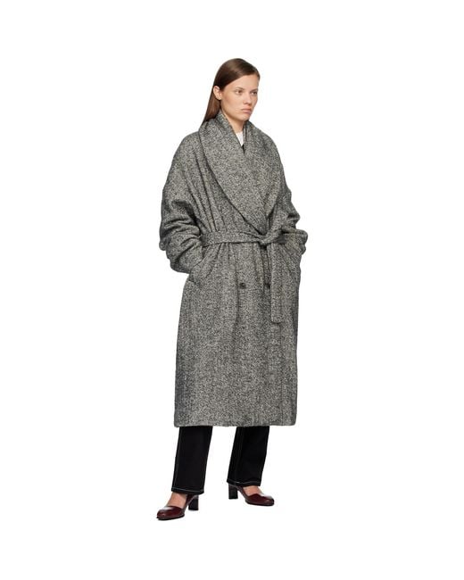 Casey Casey Black Great Coat