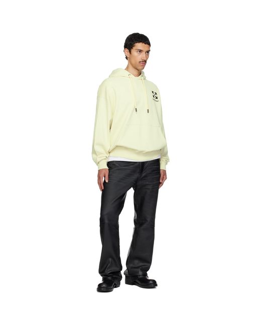Off-White c/o Virgil Abloh Natural Small Arrow Skate Hoodie for men