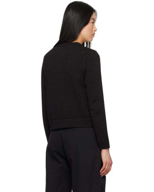 Lemaire Black Cropped Cardigan