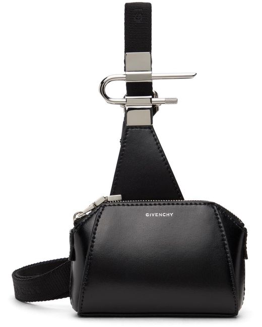 Black Mini Antigona U Crossbody Bag Givenchy pour homme
