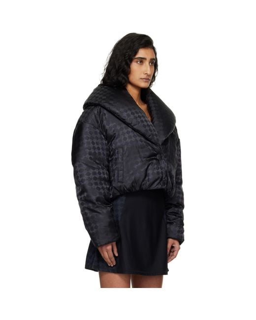 Amiri Black Ma Quad Shawl Down Jacket