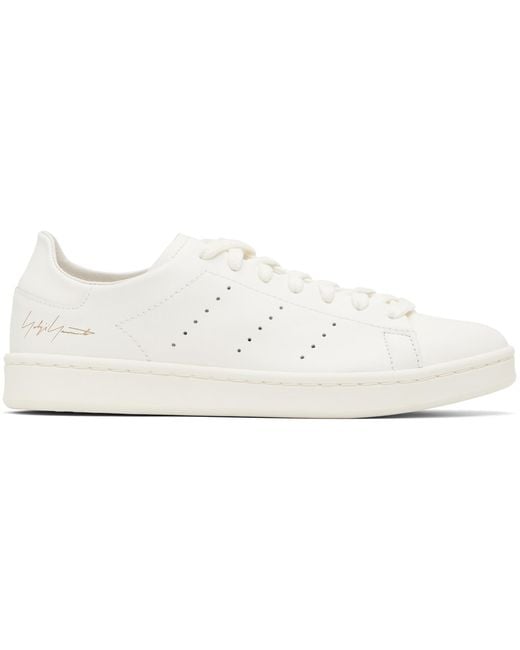 Y-3 White Diagonal Stan Smith Sneakers for men
