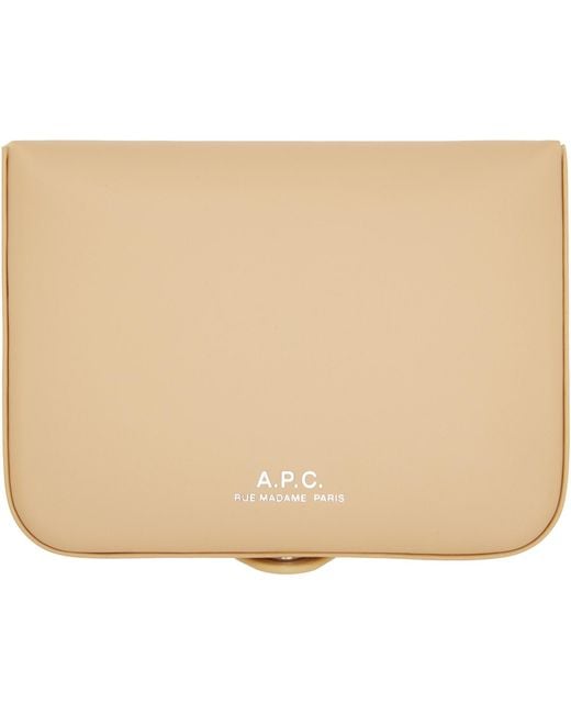 A.P.C. Black Josh Card Holder for men