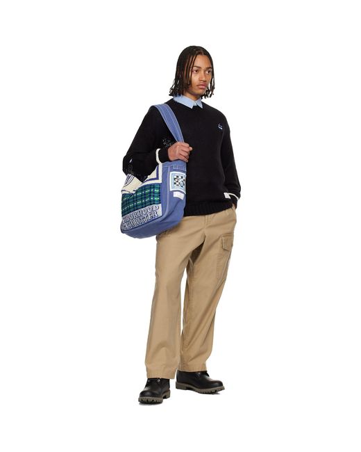 Neighborhood Newspaper Mod Bag in Blue for Men | Lyst UK