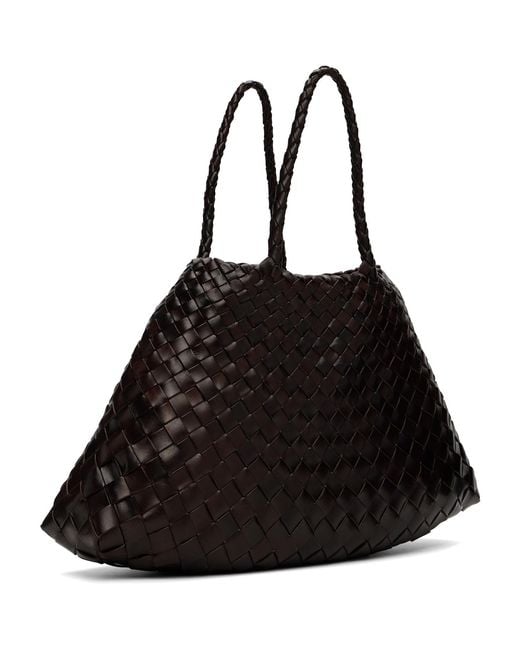 Dragon Diffusion Black Santa Croce Small Tote