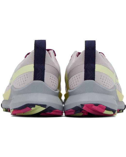 Nike Black Purple React Pegasus Trail 4 Sneakers